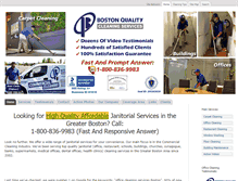 Tablet Screenshot of bostonqualitycleaningservices.com